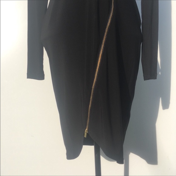 Beyond By Ashley Graham Zip Up Little Black Dress - Picture 3 of 8